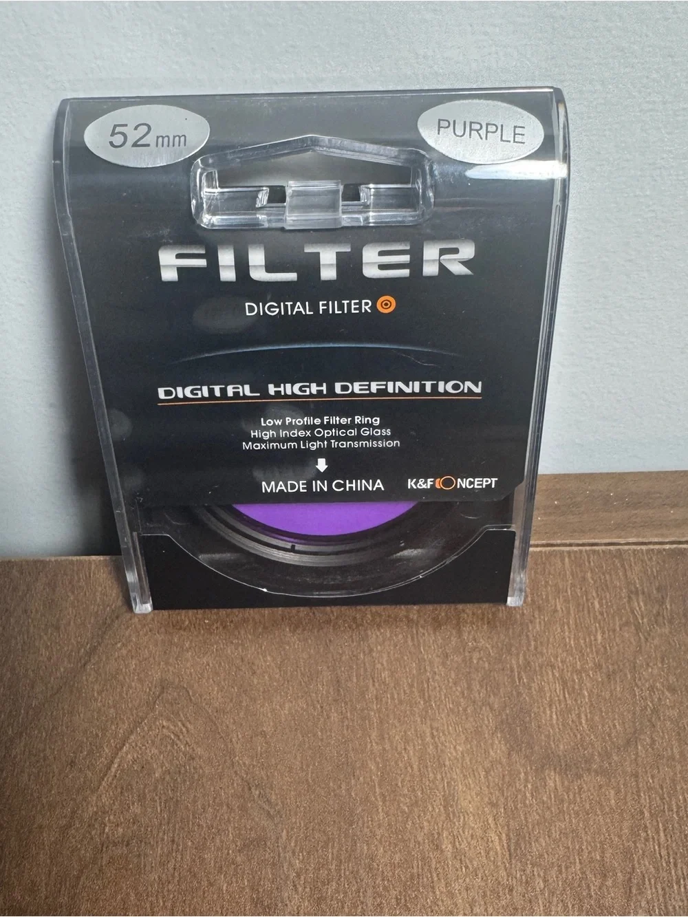 52mm Camera Color Filter Kit - Yellow, Blue, Grey, Brown, Purple, Orange, Red